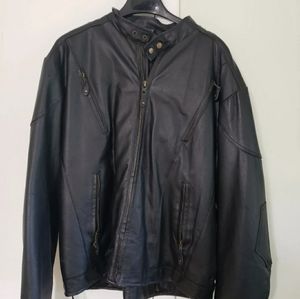 Leather coat